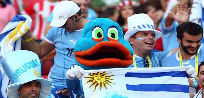 Uruguay fans